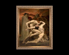 Dante and Virgil, after Oil Painting by French Artist William-Adolphe Bouguereau