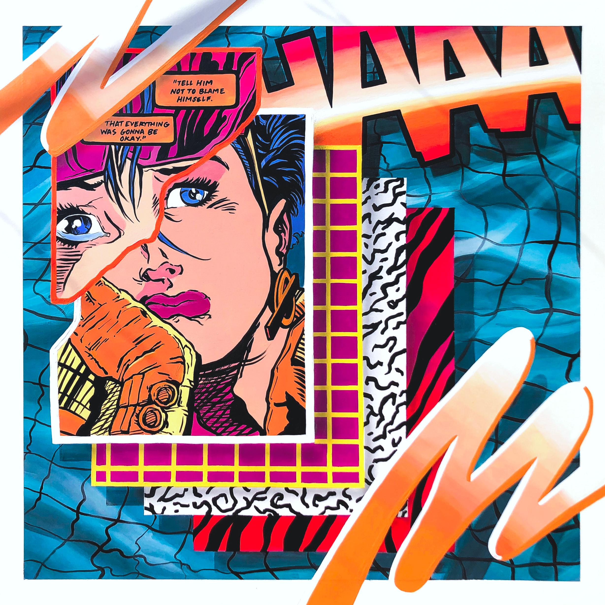 Broken Split - Painting by Dante Arcade