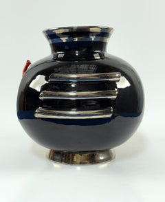 Dante Baldelli for Deruta Metaphysical Art Deco Ceramic "Elephant" Vase, 1935