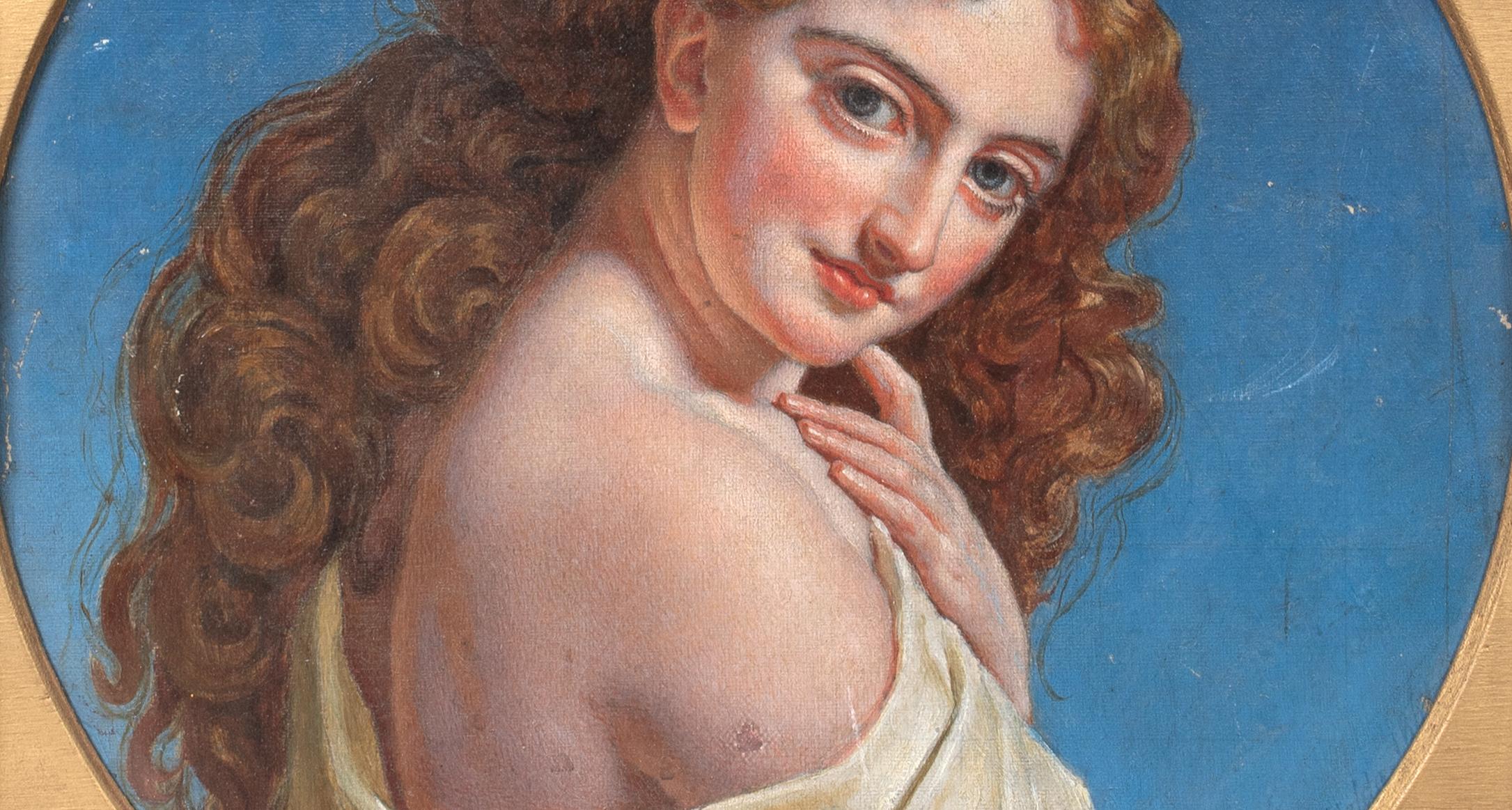 Ritratto di Gril dai capelli rossi, XIX secolo  circolo di Dante Gabriel Rossetti 9