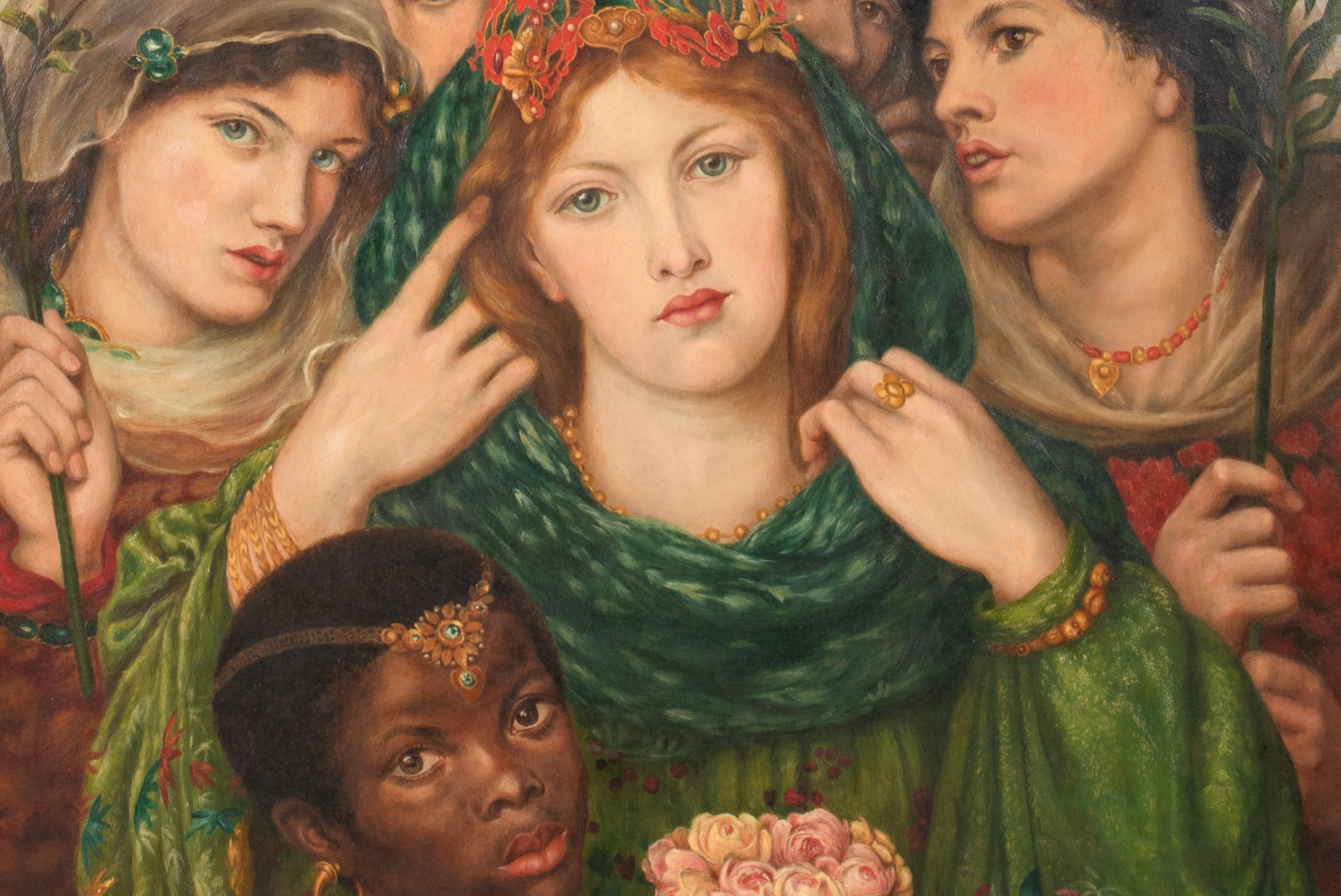The Beloved (The Bride) 19th Century - Pre-Raphaelite - Dante Gabriel Rossetti For Sale 6