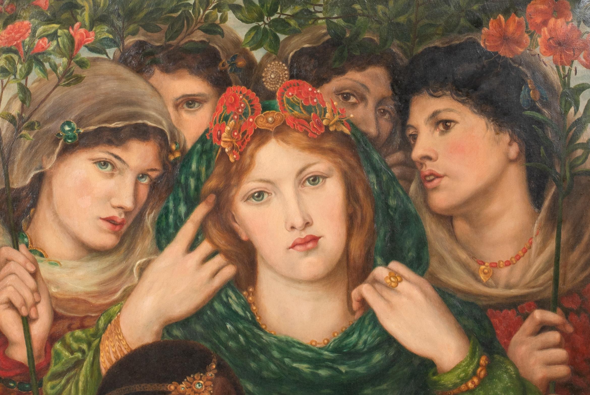The Beloved (The Bride) 19th Century - Pre-Raphaelite - Dante Gabriel Rossetti For Sale 2
