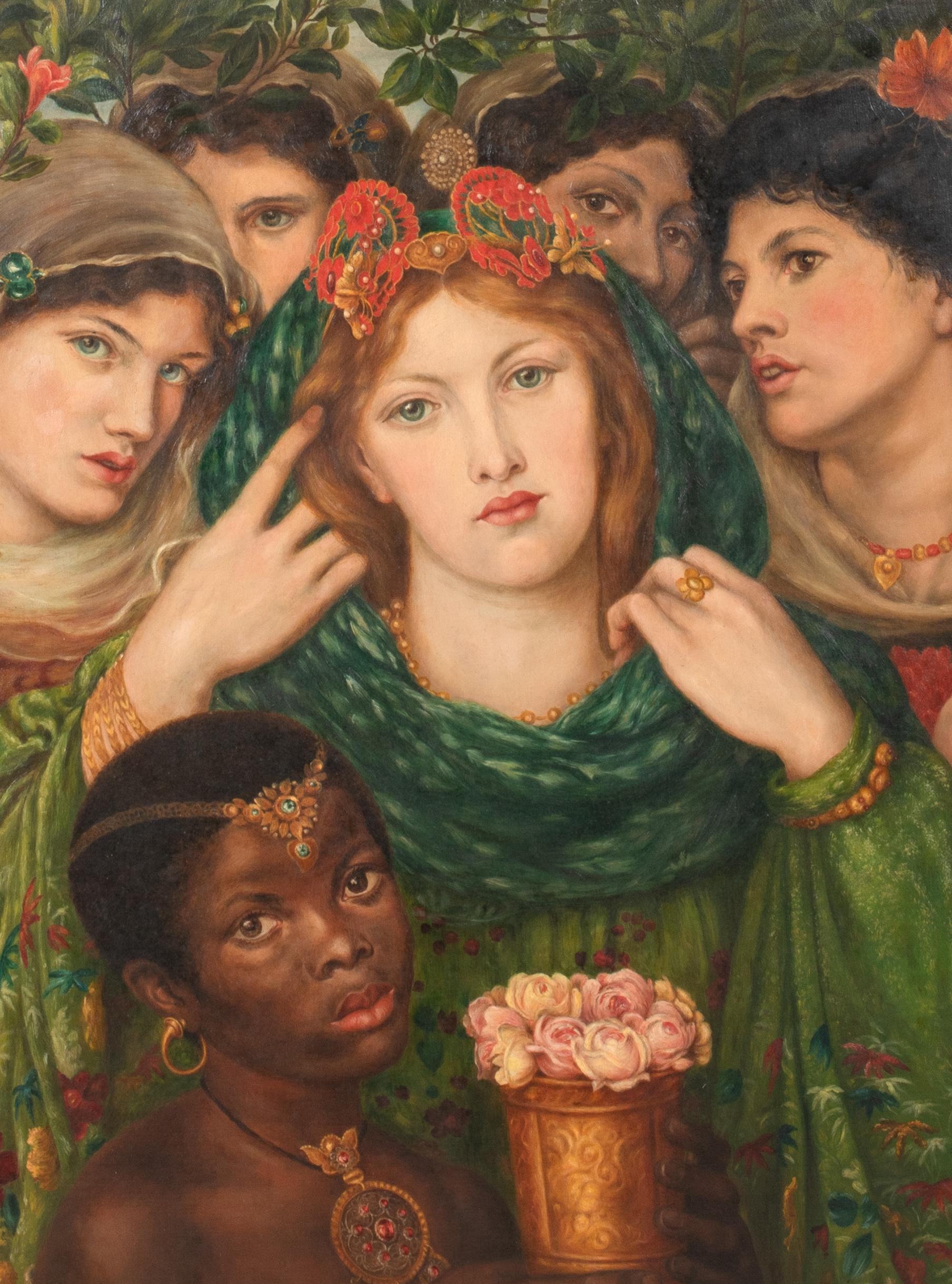 The Beloved (The Bride) 19th Century - Pre-Raphaelite - Dante Gabriel Rossetti For Sale 3