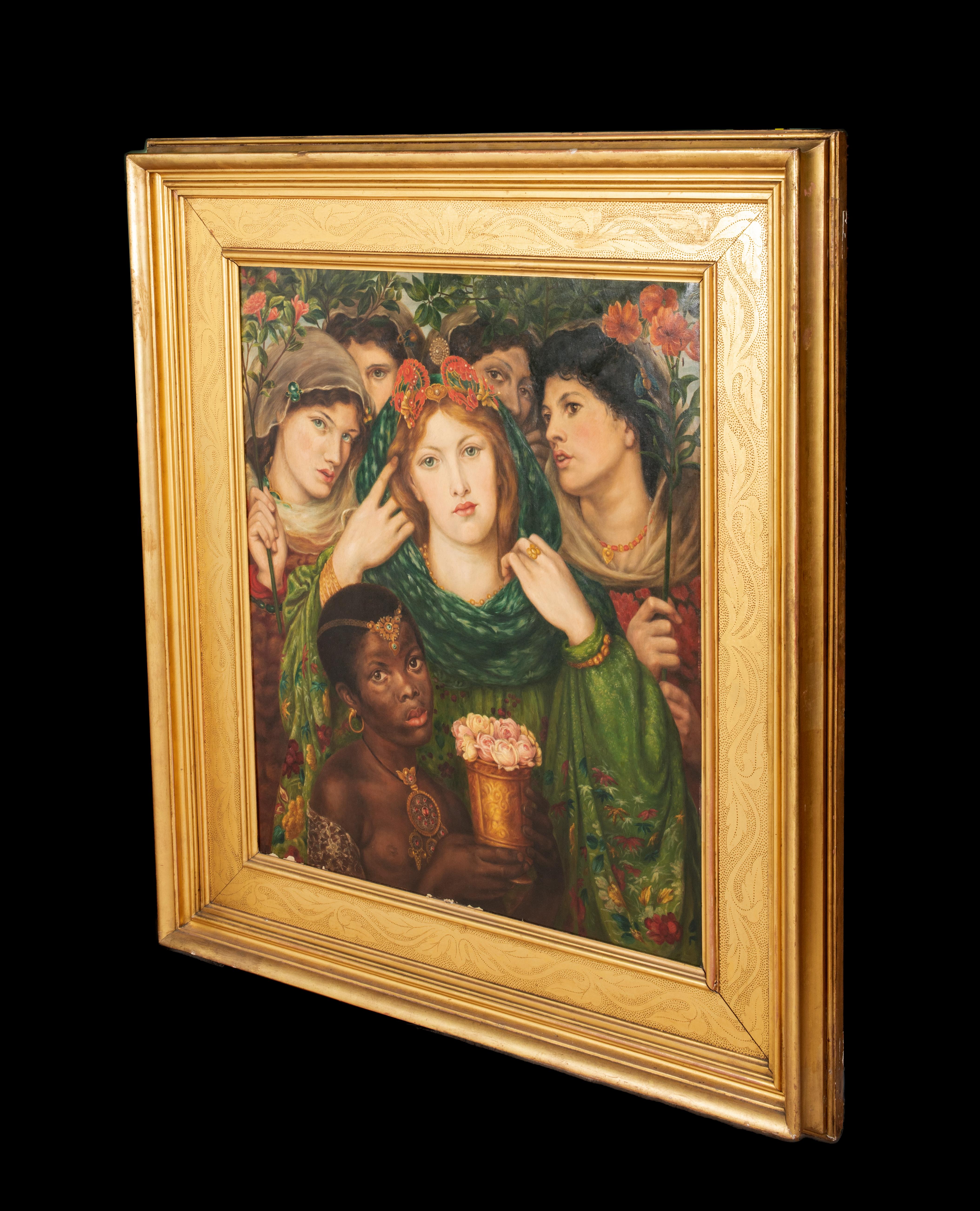 The Beloved (The Bride) 19th Century - Pre-Raphaelite - Dante Gabriel Rossetti For Sale 4