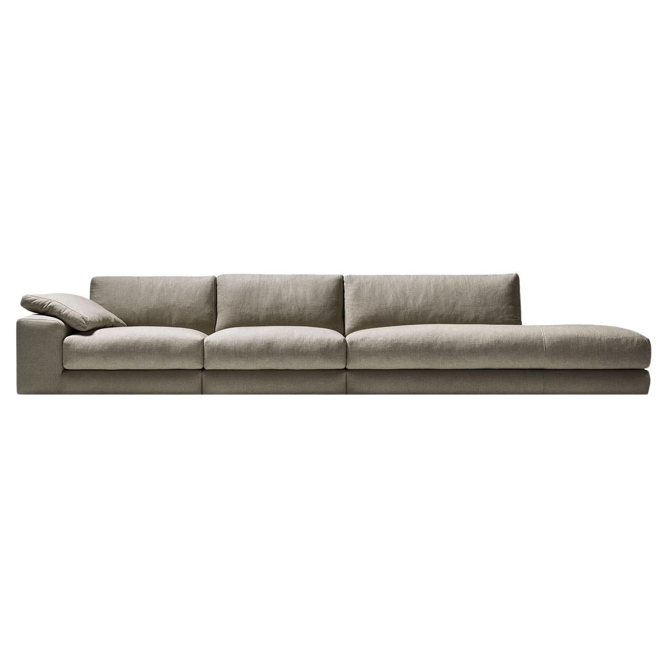 Dante Modular Beige Sofa For Sale