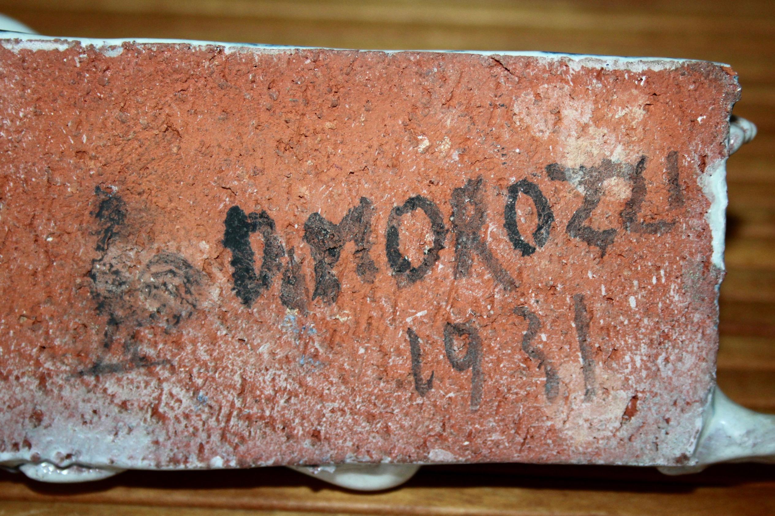 Escultura de cerámica de Dante Morozzi fechada en 1931 y firmada en venta 3
