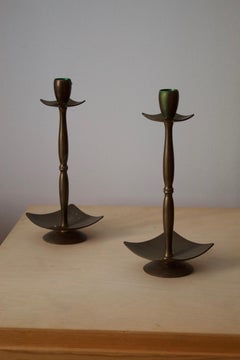Dantorp Design, Candle Sticks, Brass, Denmark, 1960s