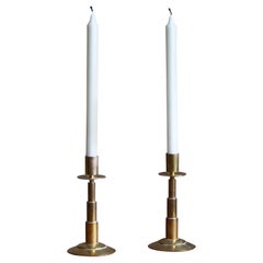 Dantorp Design, Candle Sticks, Brass, Denmark, 1960s