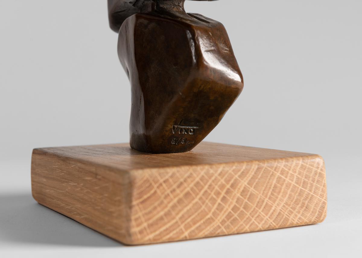 Bronzo Dantza IV, Scultura in bronzo di Zigor (Kepa Akixo), Pays Basque, 1995 in vendita
