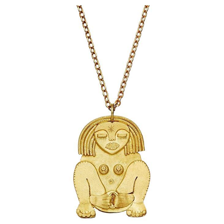 Danu The Shell-Na-Gig Amulett 18ct Fairmined Gold