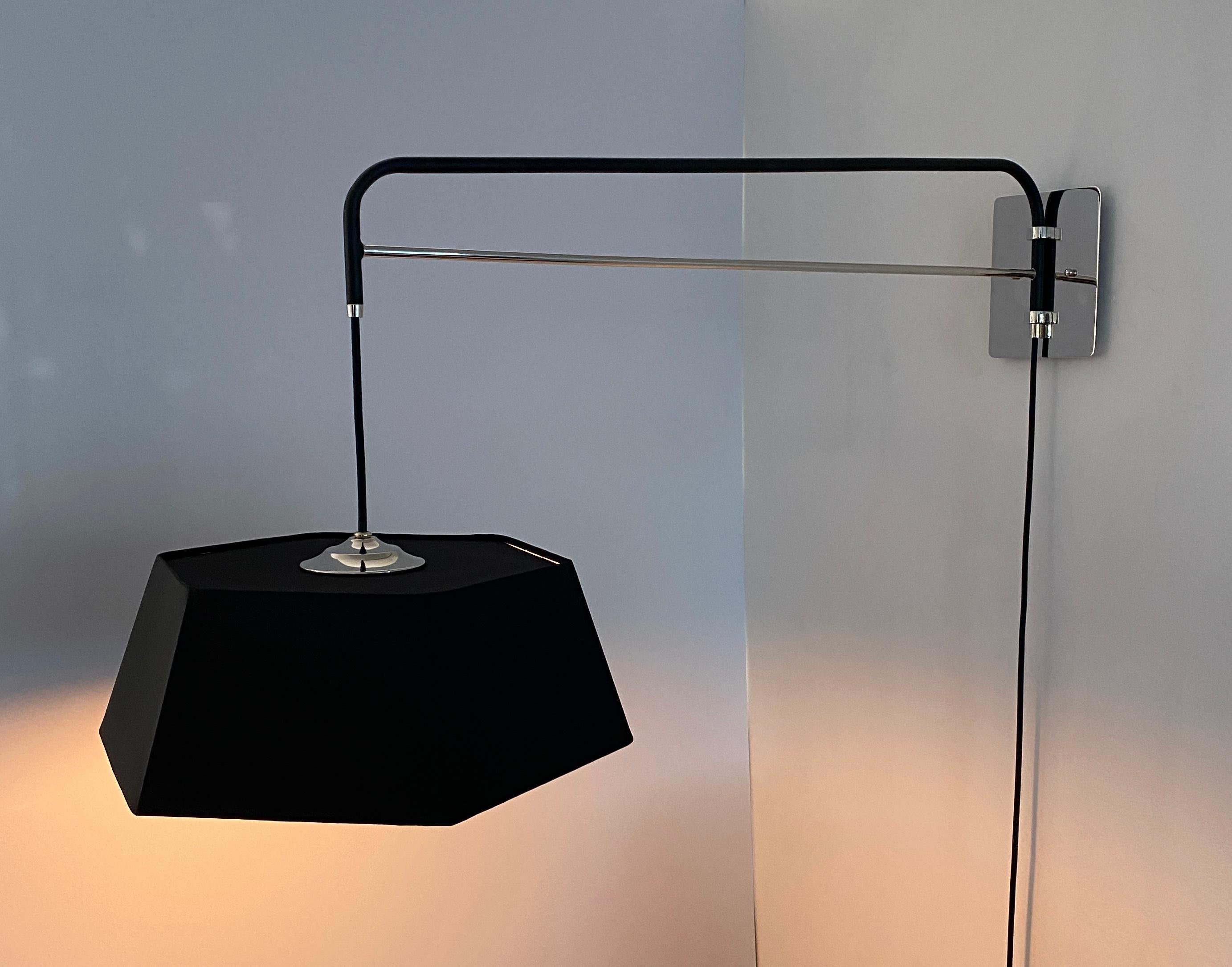 Lámpara Danubio, niquelada, de Bourgeois Boheme Atelier Moderno de mediados de siglo en venta