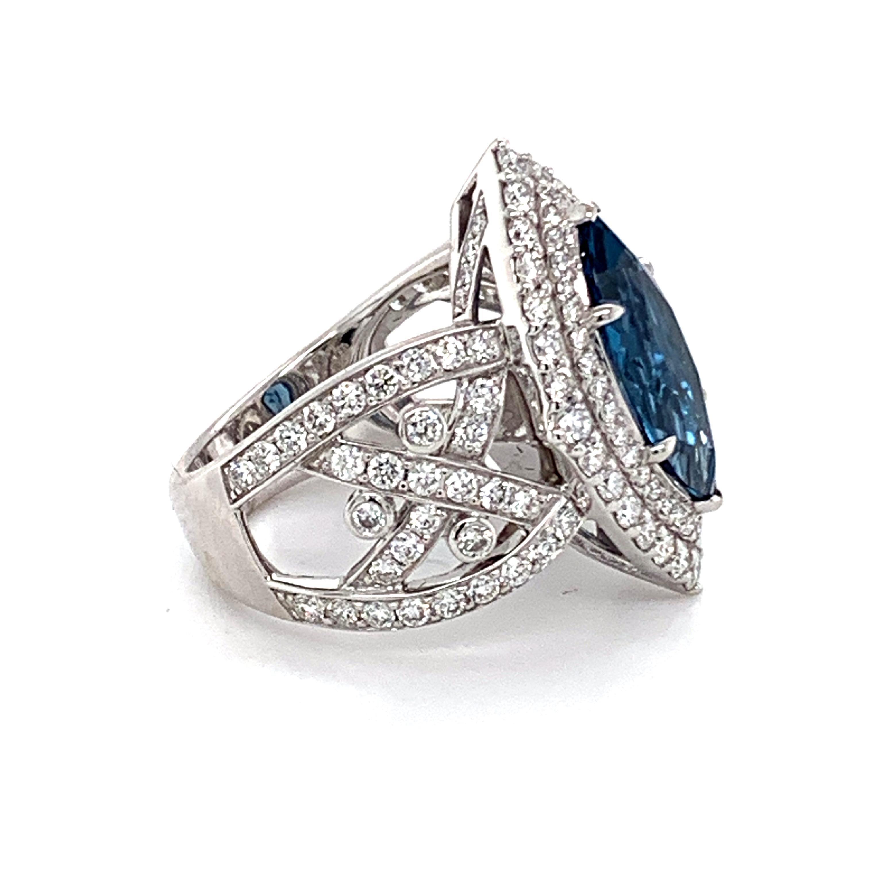 blue zircon engagement rings