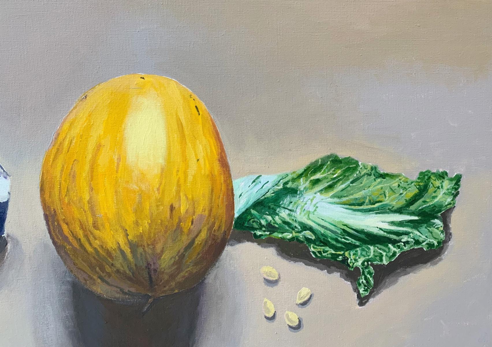 A still life. Contemporary figurative Painting, Realistic, Polish artist For Sale 3