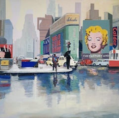 New York City - Contemporary figurative Painting, Pop art, Polish artist
