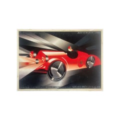 Monthlery 1931. Contemporary figurative Print, Pop art, Art deco, Polish art