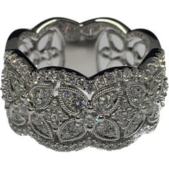 Diamond 18 Karat White Gold Ring