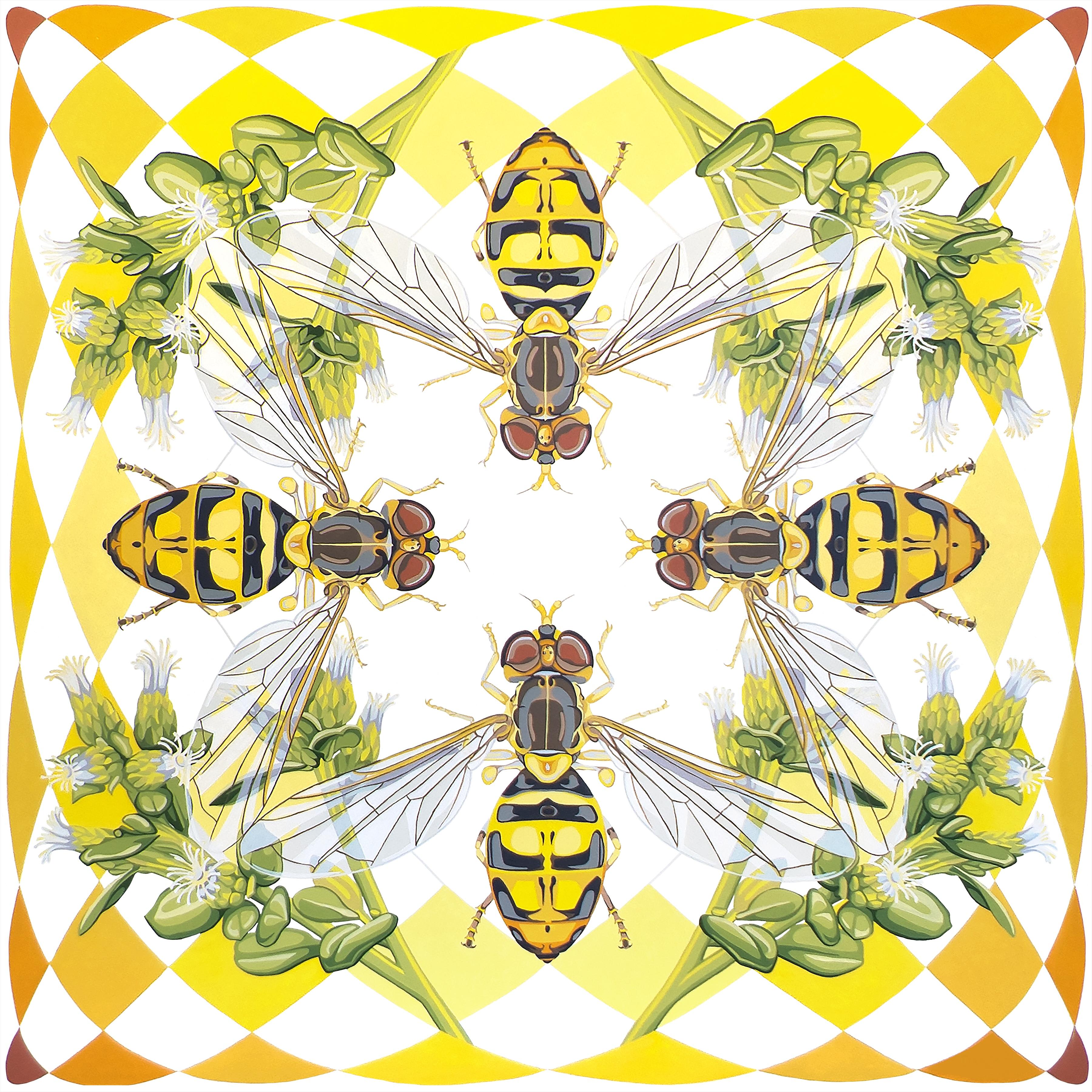 KALEIDOSCOPE : Hoverfly & Coyote Brush