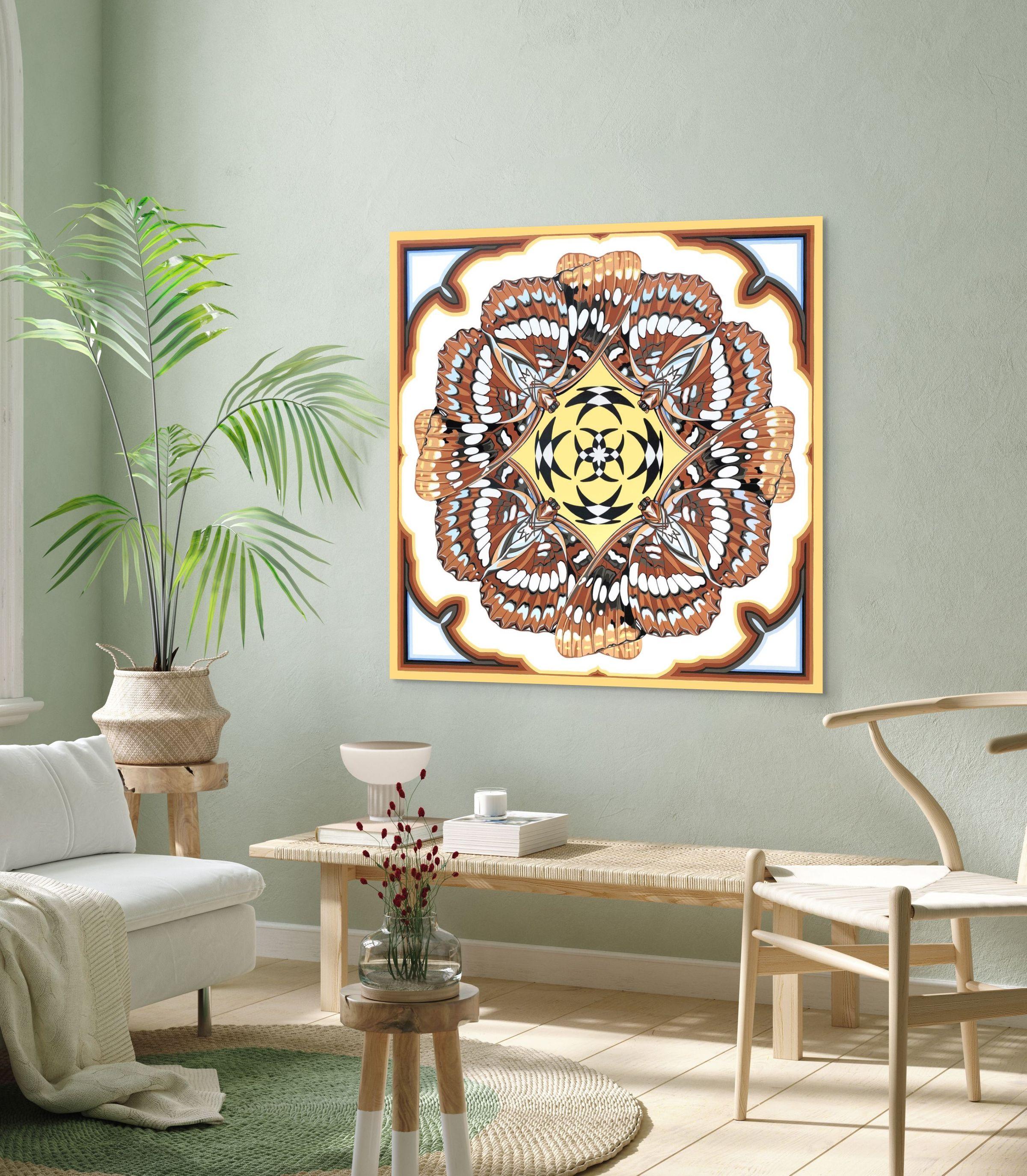 KALEIDOSCOPE : Lorquin's Admiral - Painting de Danza Davis