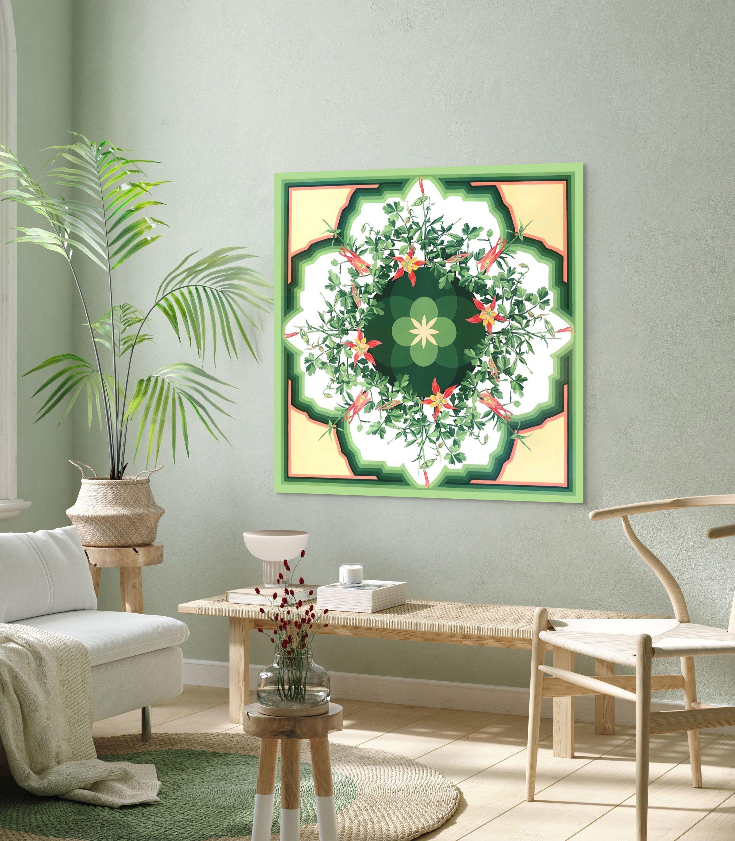 KALEIDOSCOPE: Western Columbine - Painting by Danza Davis