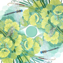 SPINNING: Cattail & Dragonfly Ginkgo & Cicada