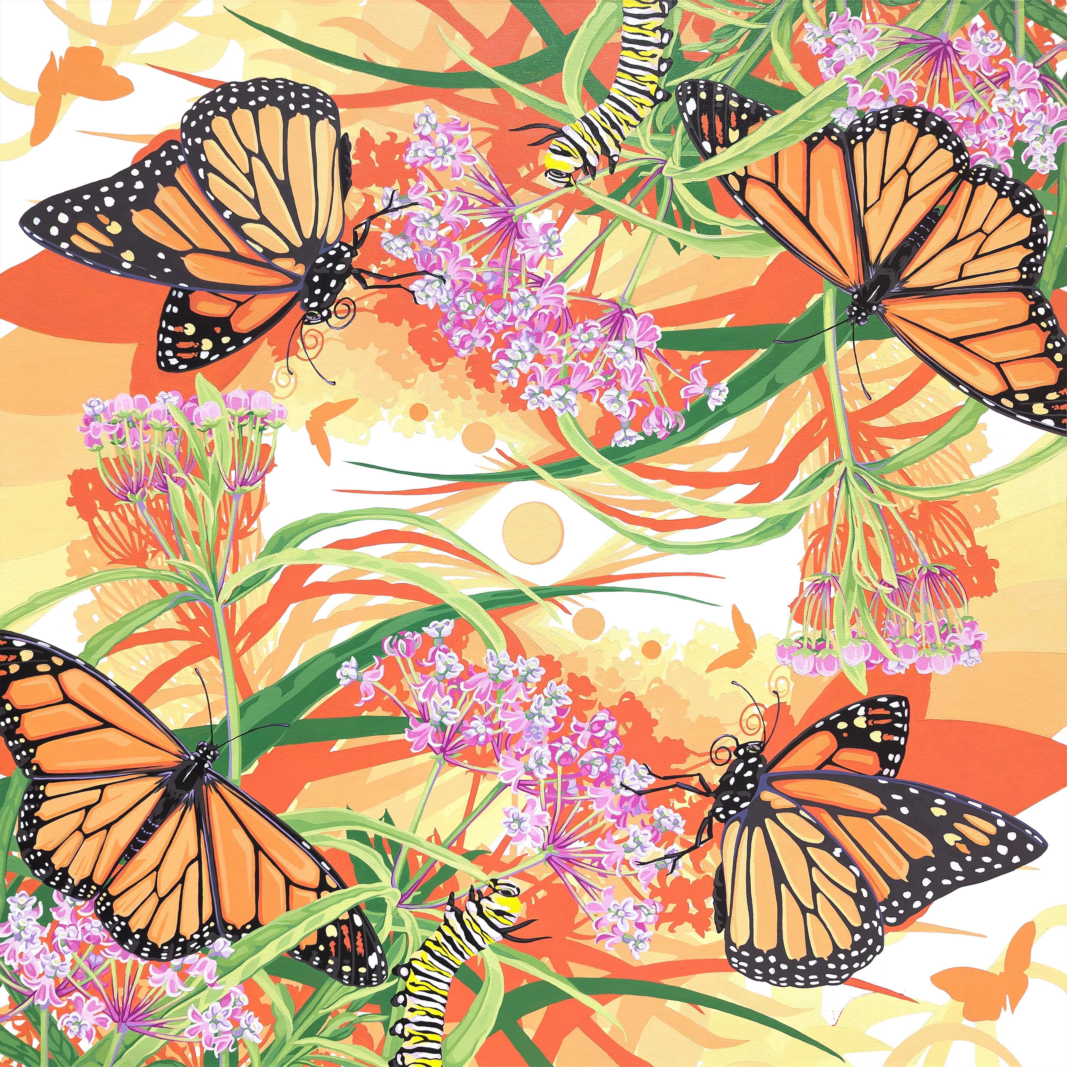 SPINNING : Monarch & Milkweed