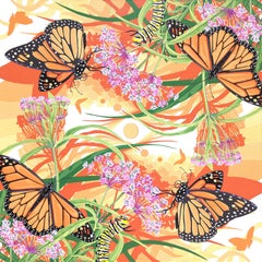 SPINNING : Monarch & Milkweed