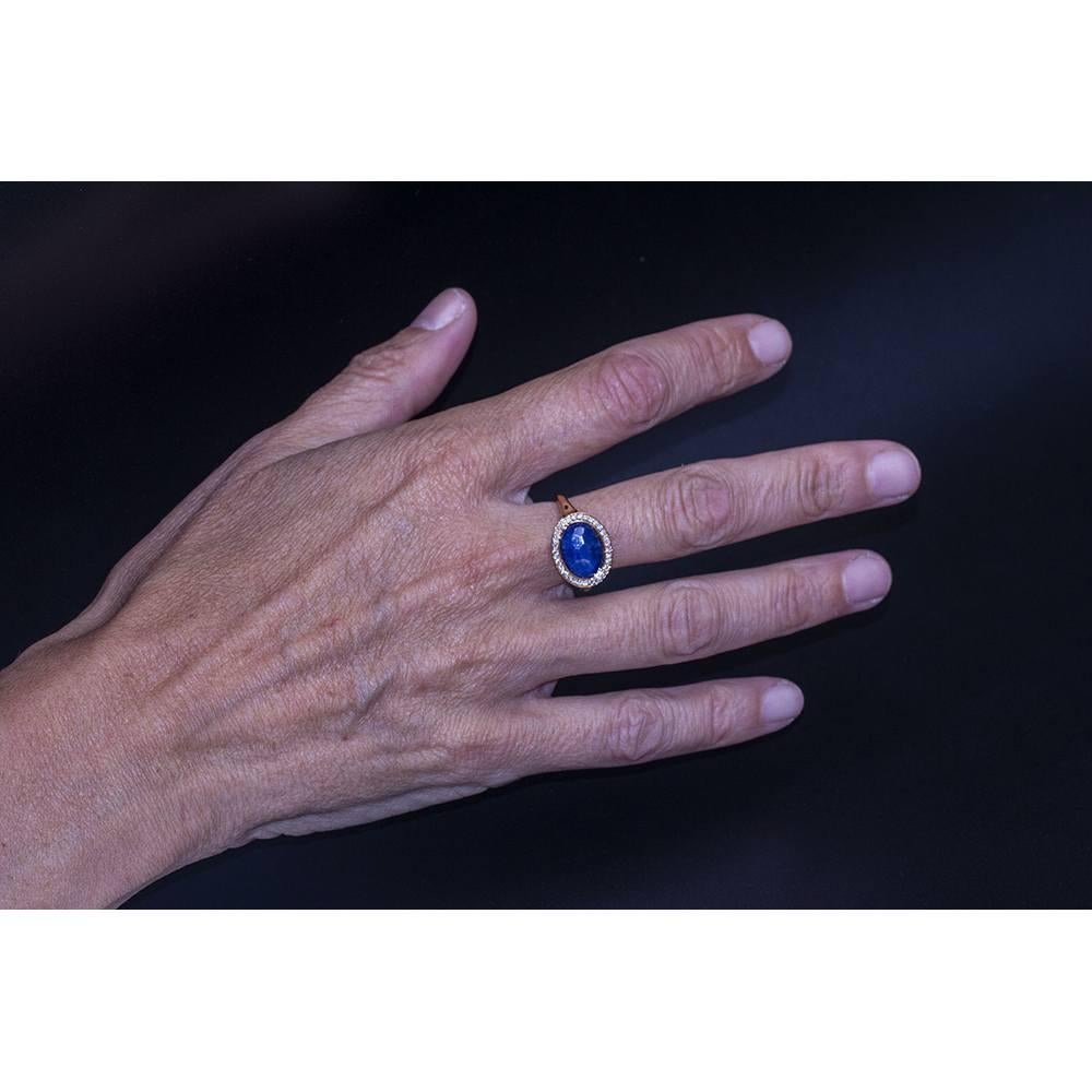 Anello DANZE con zaffiro e diamante in vendita 1