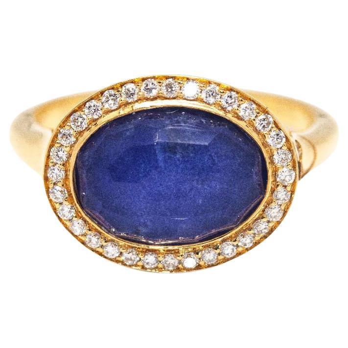 Anello DANZE con zaffiro e diamante