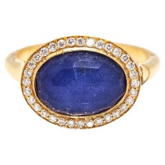 DANZE Ring with Sapphire and Diamond