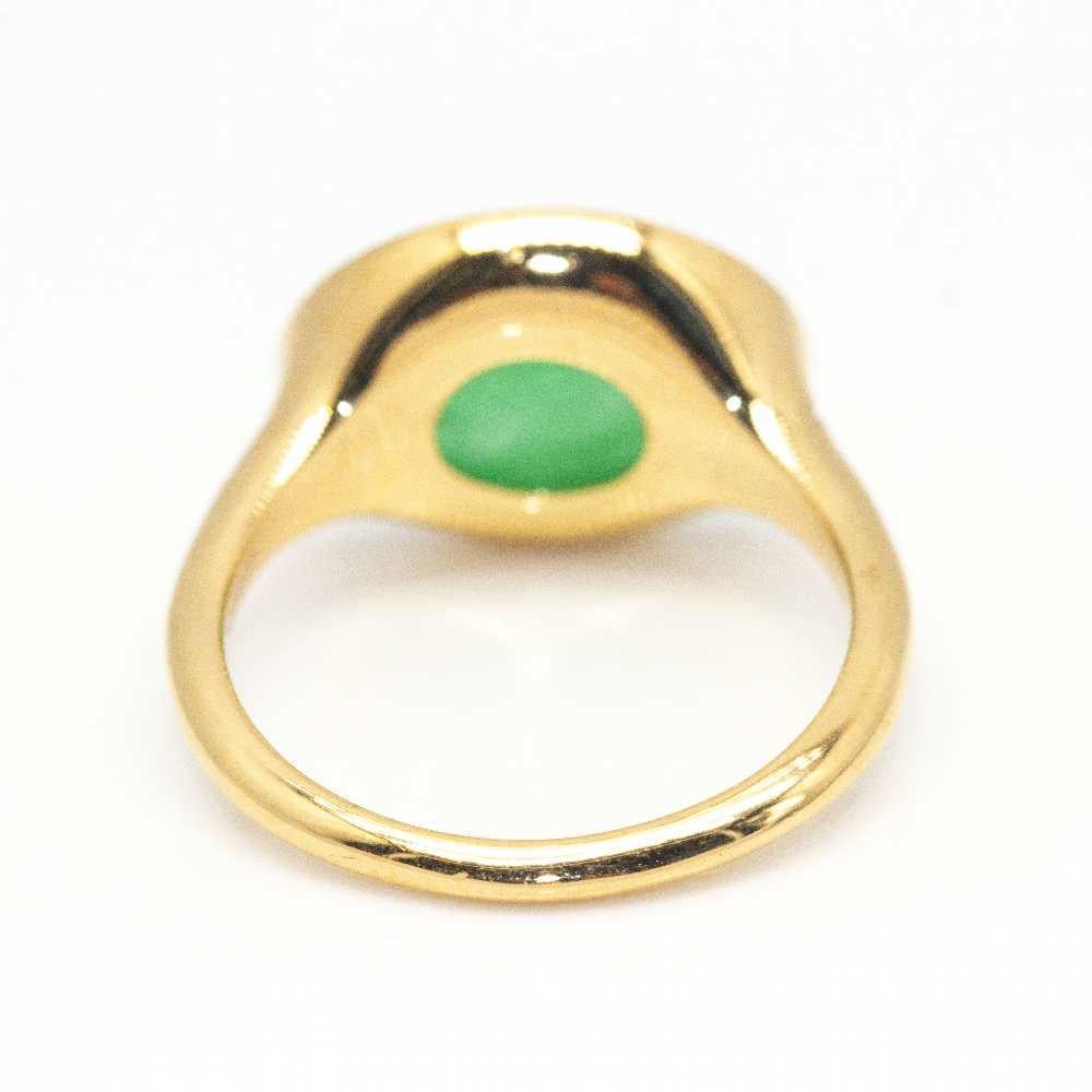 Taglio brillante Anello DANZE in oro giallo e diamanti in vendita