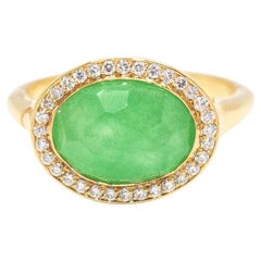 DANZE Yellow Gold and Diamond Ring