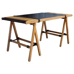 Danziger Desk in Oiled Teak - handcrafted by Richard Wrightman Design