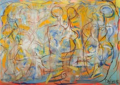 "Etapas". Abstracto, figurativo, Arte callejero, color brillante