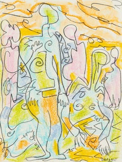 "Fugaz I". Abstrait, figuratif, Street art, couleurs vives