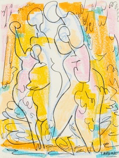 "Fugaz II". Abstrait, figuratif, Street art, couleurs vives