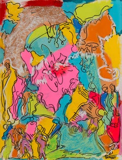 "Galaxia 5". Abstracto, figurativo, Arte callejero, color brillante