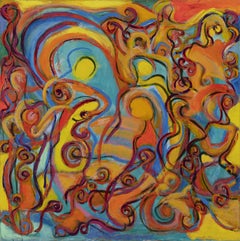 "Multidimensionalidad". Abstracto, figurativo, Arte callejero, color brillante
