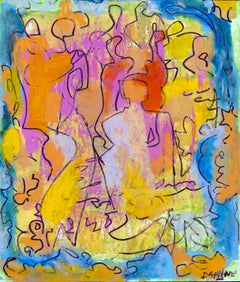 "Plenitud 2". Astratto, figurativo, Street art, colore brillante