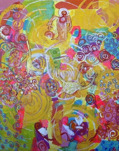 "Vibrante". Abstrakt, figurativ, Street Art, leuchtende Farben