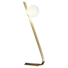Daphne Brass Italian Floor Lamp by Esperia