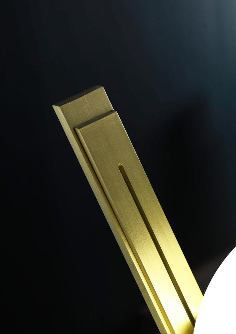 Daphne Brass Italian Sconce For Sale at 1stDibs