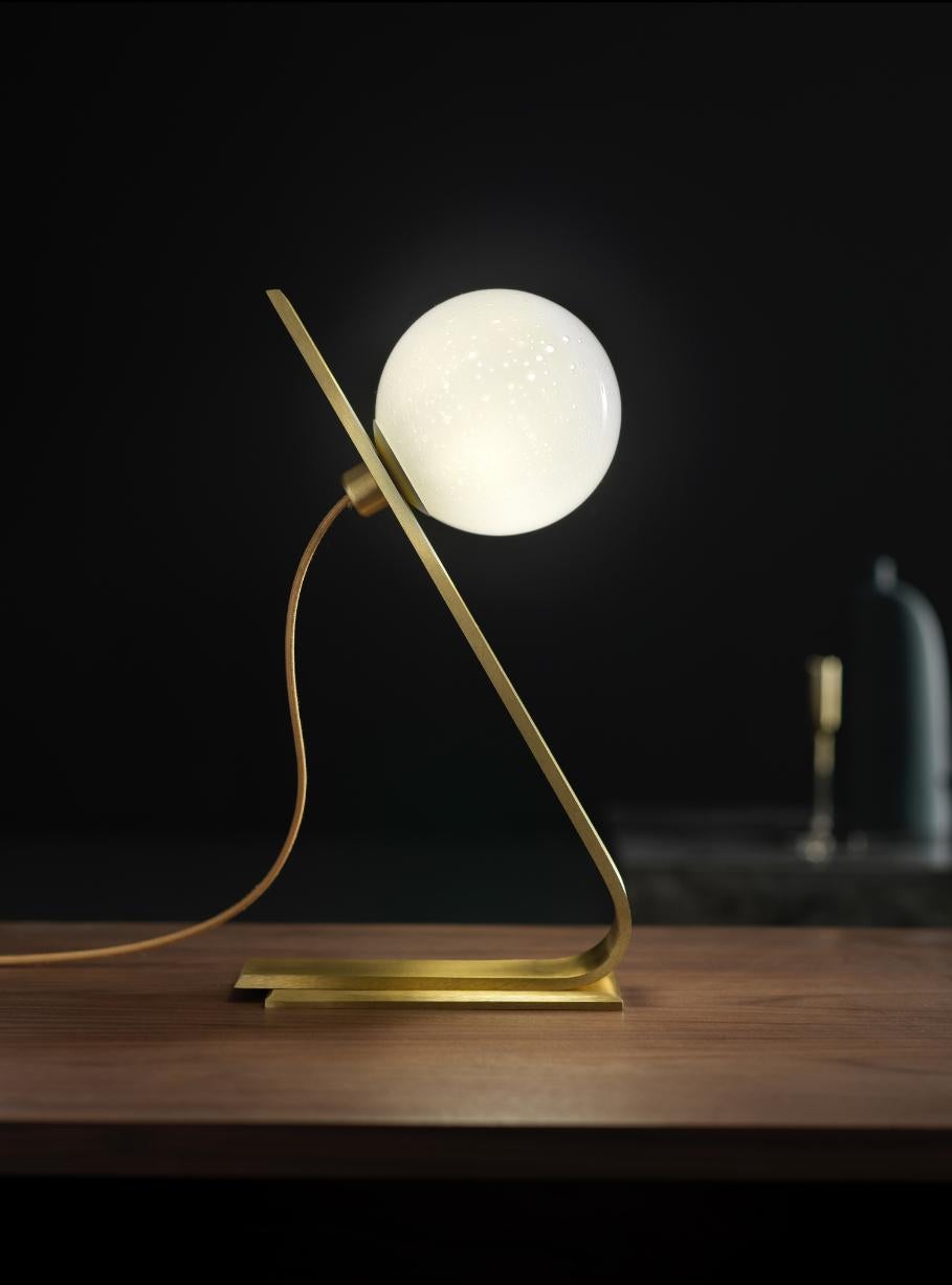 Lampe de bureau italienne en laiton Daphne par Esperia Neuf - En vente à Geneve, CH