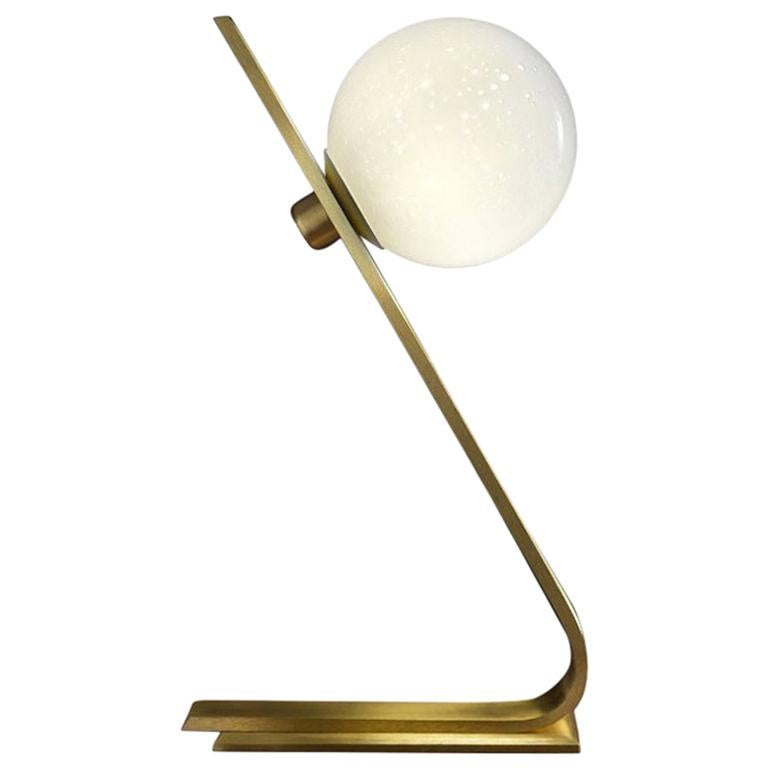 Daphne Brass Italian Table Lamp at 1stDibs