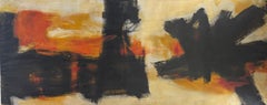 1961 FEMALE ARTIST Abstract Expressionist Post War, Fits VERTICAL or HORIZONTAL