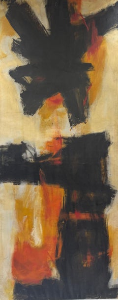 1961 FEMALE ARTIST Abstract Expressionist Post War, Fits VERTICAL or HORIZONTAL