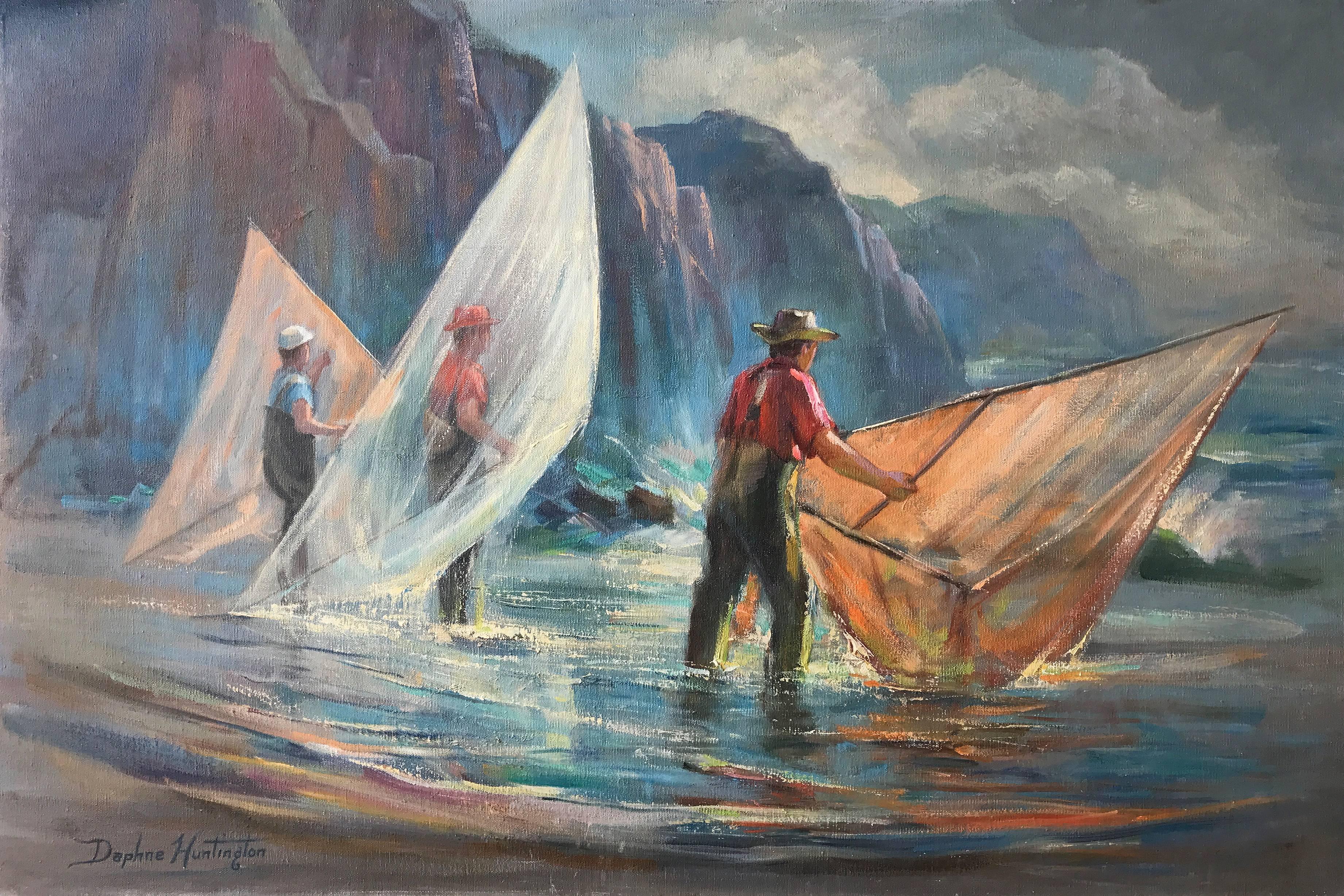 Sisters Venetia Epler and Daphne Huntington are California artists whose work is represented in several permanent collections: the San Bernadino County Museum, the De Saisset Gallery, the Santa Clara Museum, the Mary Pickford Collection and the