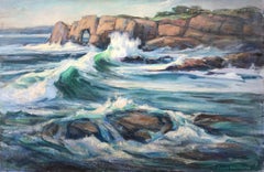 Seascape 6; Daphne Huntington (American 1910 - 2012); oil on canvas