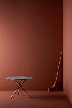 Daphne Light Concrete Top and Light Oak Legs Coffee Table by Eberhart Furniture