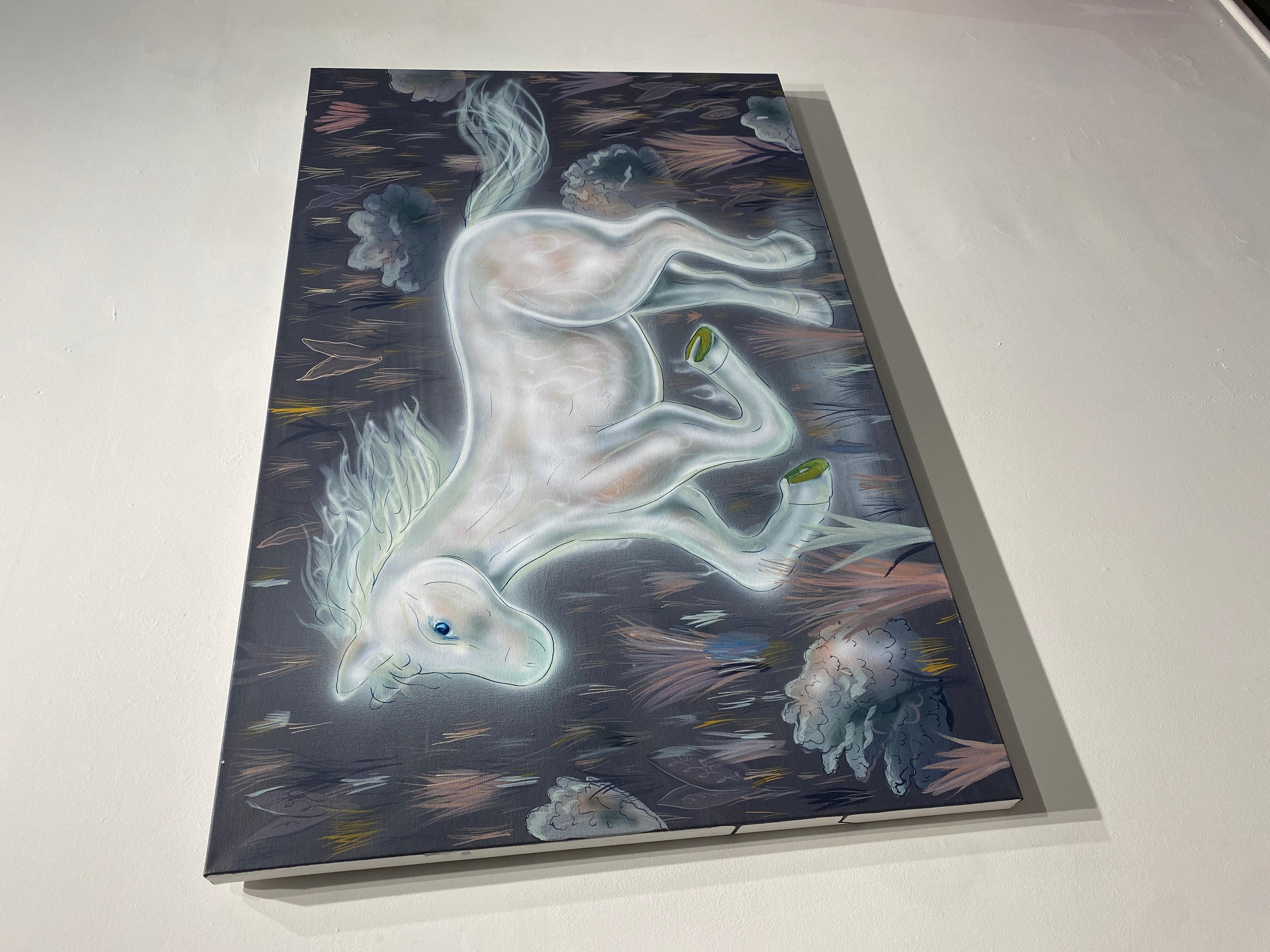 Rayo - Painting Contemporáneo de Daphne Sweet