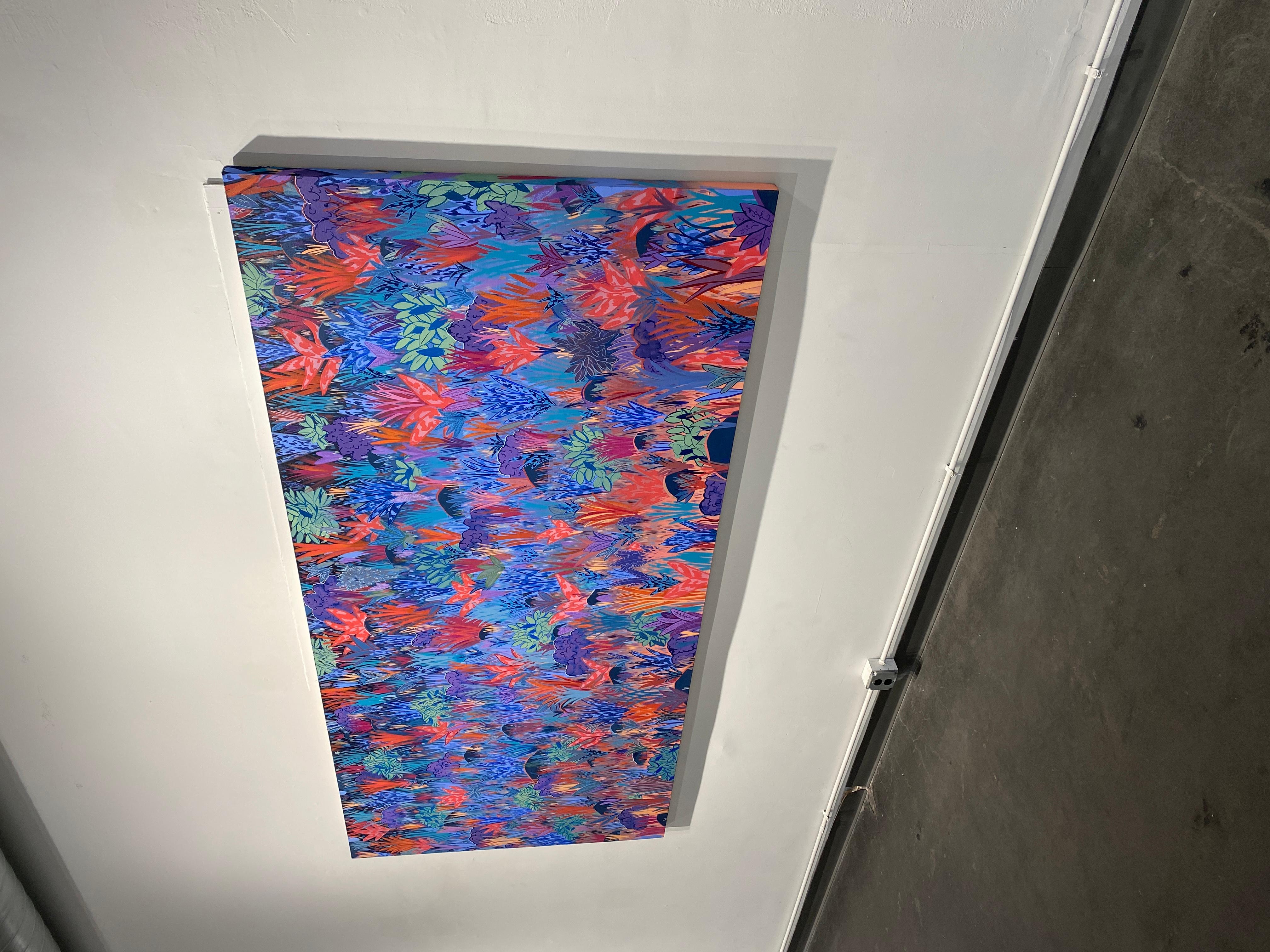 Sunrise Color Field - Contemporary Painting by Daphne Sweet